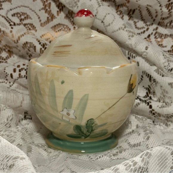 Pfaltzgraff Other - Vintage Pfaltzgraff Lidded Sugar Nut Candy Bowl Dish Cottagecore Easter Decor